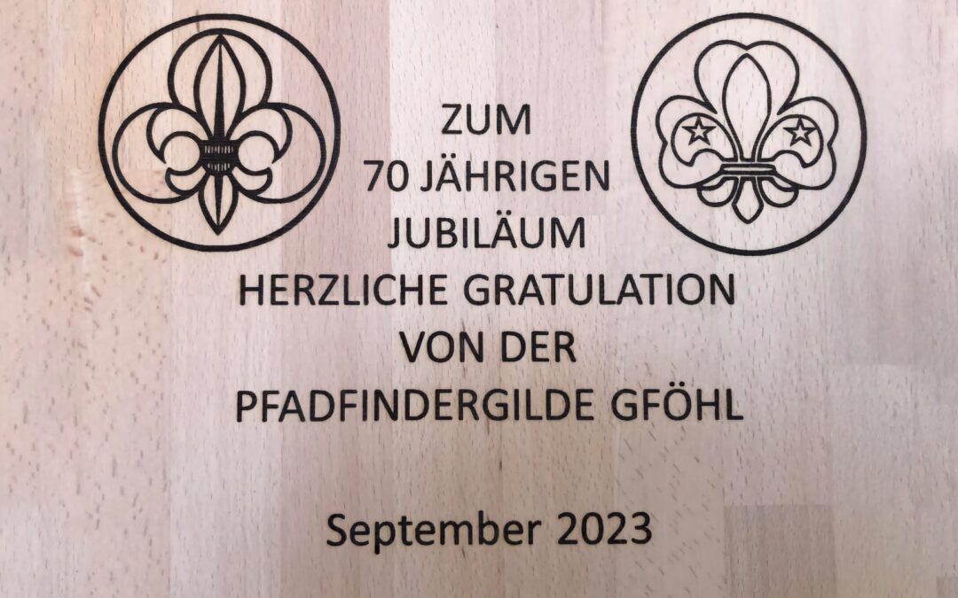 70 Jahre Pfadfindergruppe Gföhl