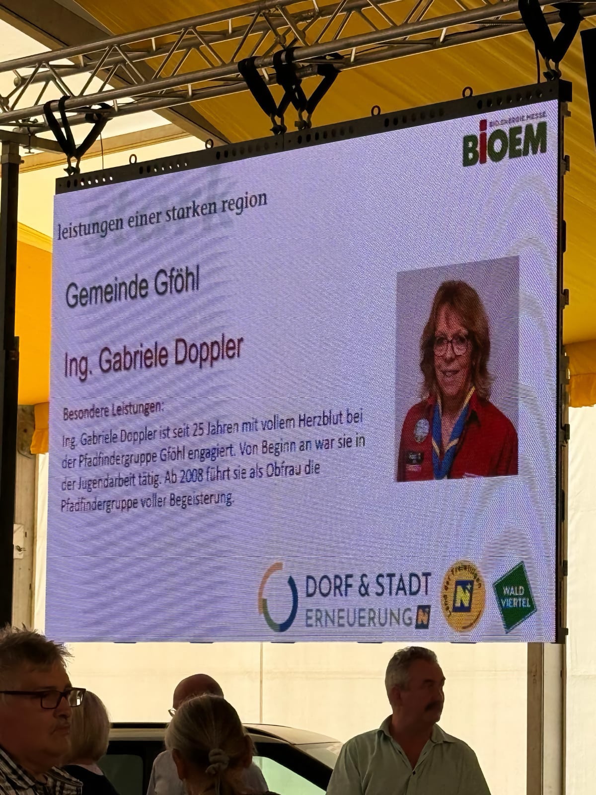 Beste Freiwillige 2025 Gabriele Doppler BIOEM © Pfadfinder Gruppe Gföhl Beste Freiwillige 2025 Gabriele Doppler BIOEM © Pfadfinder Gruppe Gföhl